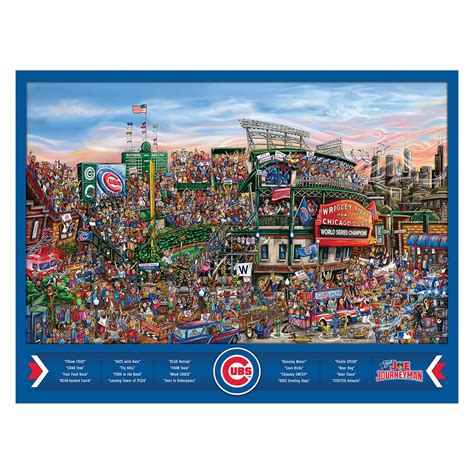 Chicago Cubs 500 Piece Joe Journeyman Puzzle