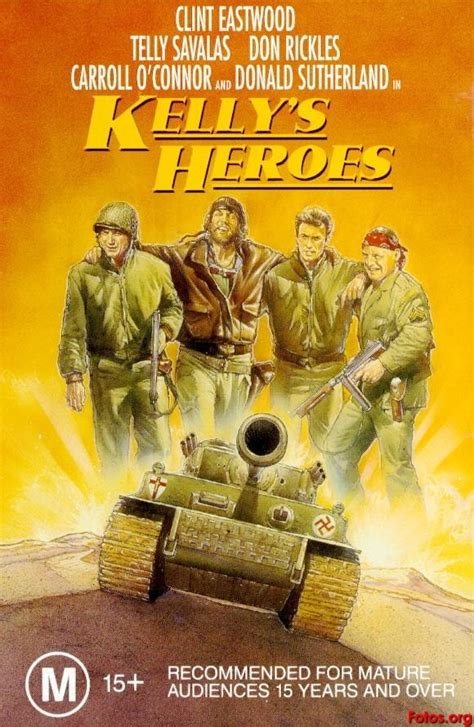 Kellys Heroes 1970 Action Movie Poster Old Movie Posters Movie