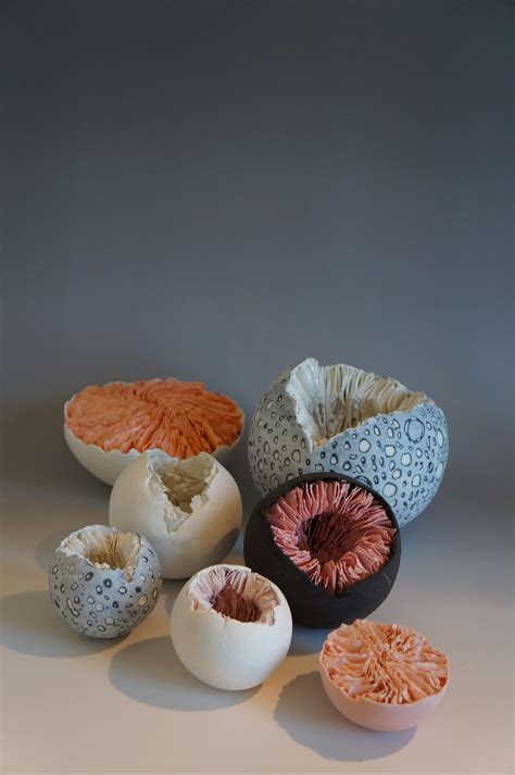 New Textural Sculptures Made With Swirls Of Seashells By Rowan Mersh