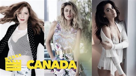 top 15 most beautiful canadian actresses part 2 ★ sexiest actresses from canada youtube