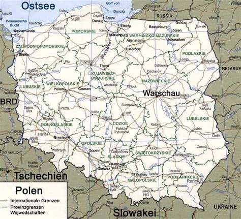 Polen Karte Polen Karte ~ World Of Map Alle Länder Auf Der Karte