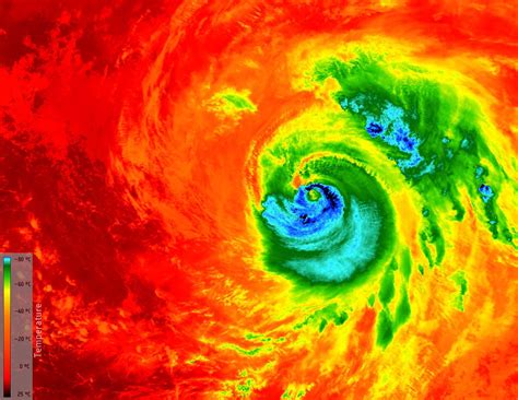 The Eye Of Hurricane Matthew Satellite Sees Storms Heat From Space