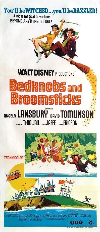 Bedknobs And Broomsticks 1971 Via Australia Bedknobs And Broomsticks Movie Posters Disney