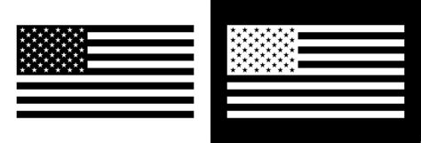 Black And White American Flag Designs