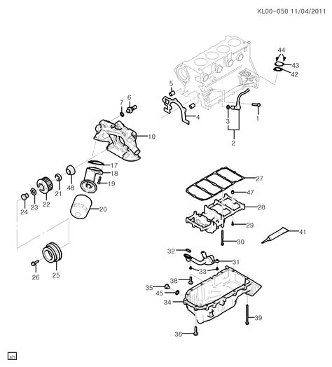 L Engine Asm L L Part Oil Pan Oil Pump Related