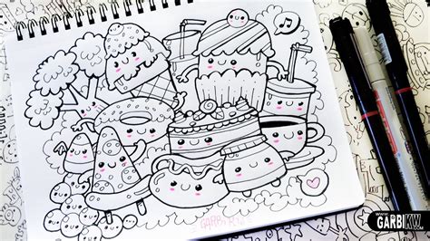 Kawaii Food Hello Doodles Easy And Kawaii Drawings By Garbi Kw Youtube