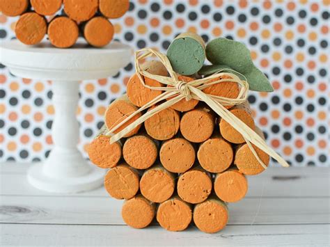 These Easy Diy Wine Cork Pumpkins Is The Perfect Idea For