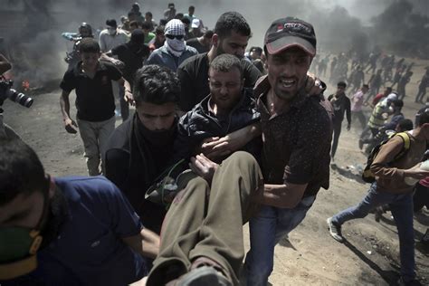 Israelis Kill More Than 50 Palestinians In Gaza Protests Health Officials Say