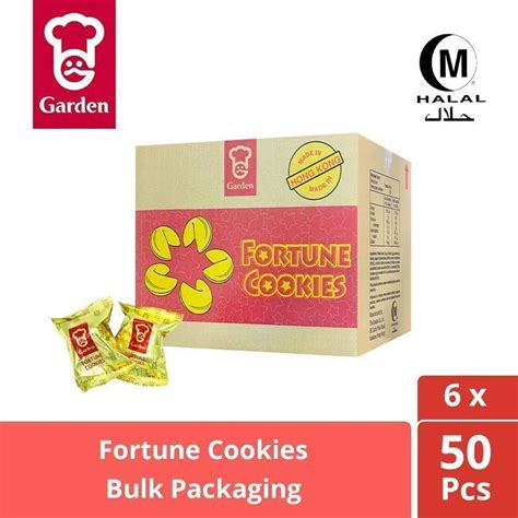 Garden Fortune Cookies Bulk Pack 300 Pcs Foodieland Intl Pte Ltd