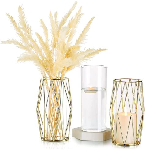 Gold Modern Flower Vases For Centerpieces Hewory 85inch