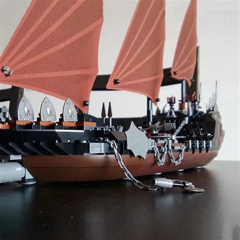 Moc 16018 Lord Of Ring Pirate Ship Ambush Bricks Toy