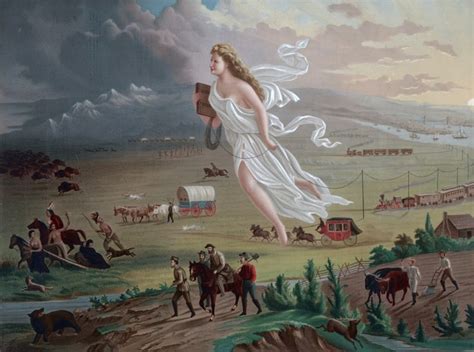 John Gast American Progress 1872 Manifest Destiny Trail Of Tears