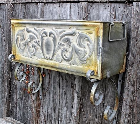 Music box diy mechanical metal music boxes clockwork keychain gift dda.hw. 24" Metal Embossed Decorative Container Flower Window Box