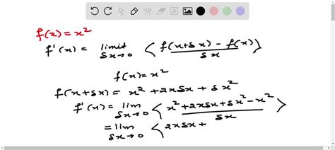 solved differentiate from first principle f x x 2 and determine the value of the gradient of