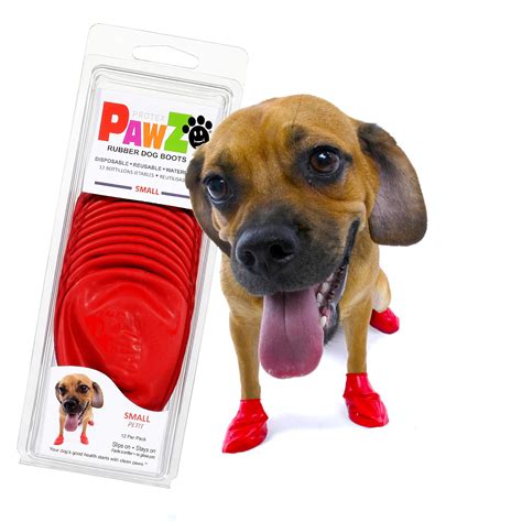 Pawz Dog Boots M | Dog Paw Protection with Dog Rubber Booties | Dog
