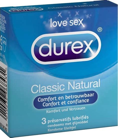 Durex Classic Natural Condooms 3 Stuks
