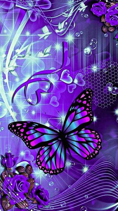 Butterfly Butterflies Wallpapers Purple Backgrounds Magical Pretty
