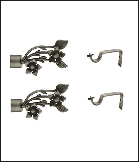 Stainless Steel Curtain Rod Brackets - Curtains : Home Design Ideas