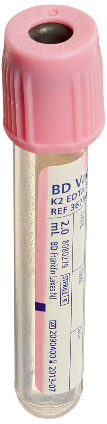 Bd Vacutainer Ppt Venous Blood Collection Tube Plasma Tube K Edta X