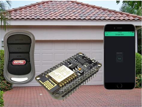 Smart wifi garage door opener wireless remote control wall mounted switch us/eu/uk tuya smart garage door opener automatic. IPhone / Android, 8266 Arduino Blynk Garage Door Opener