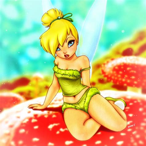 Tink Is Bored By Eddieholly On Deviantart Tinkerbell Disney Drawings