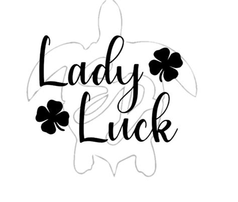 Lady Luck Svg Etsy