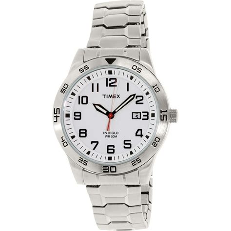 Timex Timex Mens Fieldstone Tw2p61400 Silver Stainless Steel Plated
