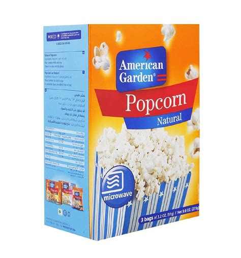 American Garden Natural Microwave Popcorn 273g From Supermartae