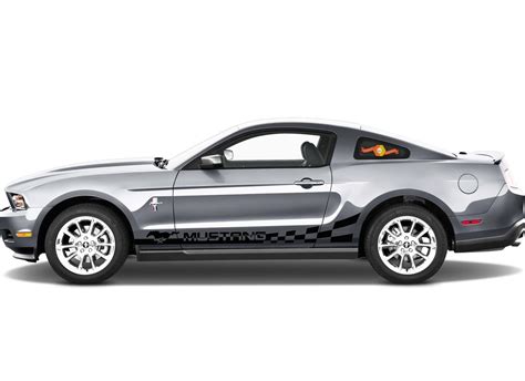 Ford Mustang 2x Side Stripes Vinyl Body Decal Sticker Graphics Premium