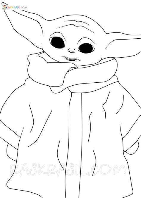 Baby Yoda Coloring Pages Coloring Pages