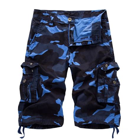 2019 Military Camo Cargo Shorts Summer Fashion Camouflage Multi Pocket
