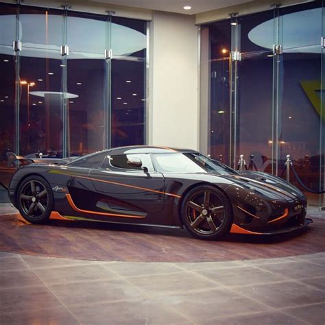 Koenigsegg Agera RS Made Out Of Exposed Carbon Fiber W Orange Accents