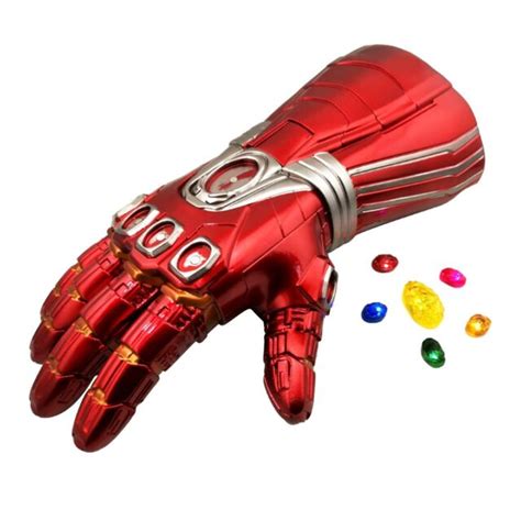 Iron Man Avengers Infinity War Gauntlet Adult Glove Wremovable Led