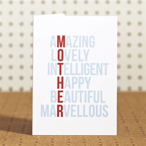 Cool mothers day card ideas. Amazing Mum Birthday Card - doodlelove