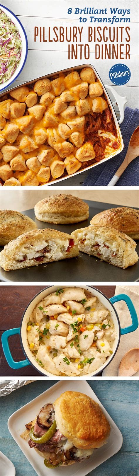 These 55 easy dinner recipes that require minimal effort (or fancy chef skills) and taste delicious. 9 Ways to Transform Pillsbury Biscuits into Dinner | Meals ...
