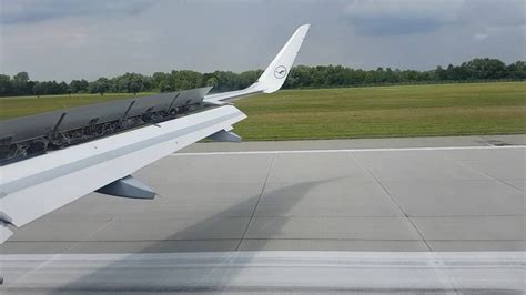 Lufthansa Airbus A320 Sharklets Landing At Munich Airport Youtube