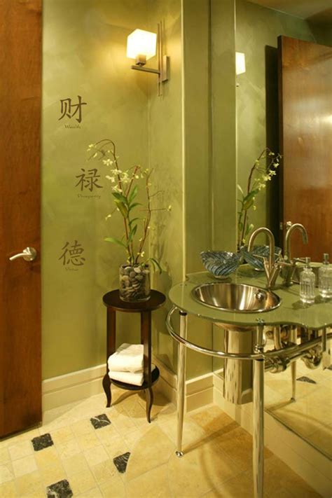 Decorations can easily become clutter in such a limited space. 25 Asian Bathroom Design Ideas - Decoration Love