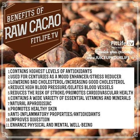 Raw Cacao Health Benefits Cacao Health Benefits Cacao Benefits Workout Food