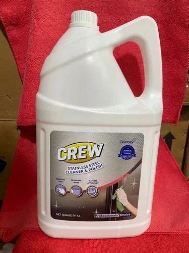Liquid Diversey Crew Stainless Steel Cleaner And Polish 5l Packaging