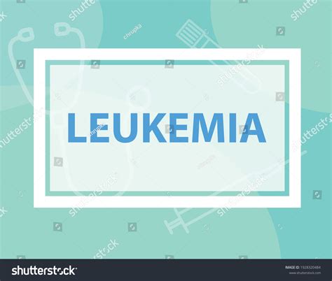 Leukemia Disease Concept Vector Illustration Stock Vector Royalty Free