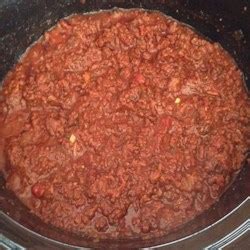 Chopped beef sandwiches are not only found at football games, but they're also found at most texan barbecue joints, rodeos and local fairs, too. Slow Cooker Ground Beef Barbecue Recipe - Allrecipes.com