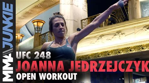 Ufc 248 Joanna Jedrzejczyk Open Workout Youtube