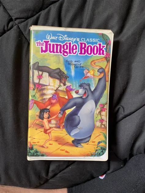 The Jungle Book Black Diamond Classic Walt Disney Rare Vhs 1991 1122