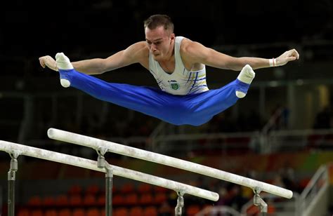 the latest ukrainian gymnast takes men s parallel bars gold santa cruz sentinel
