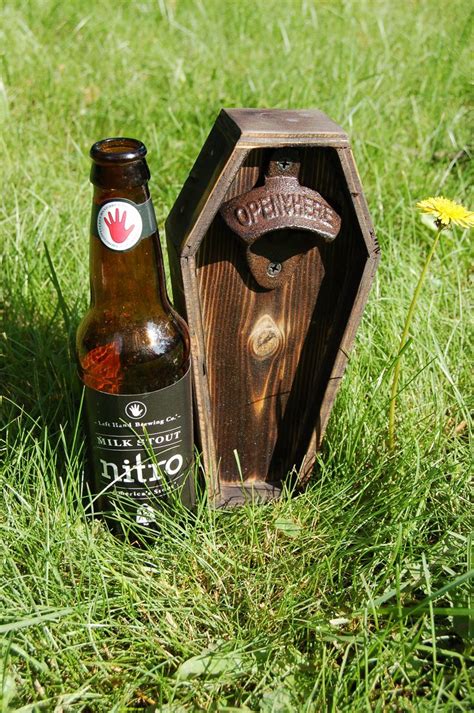 Wooden sign with beer quotes and funny sayings ~ home bar, basement bar, outdoor bar decor trust me, you can dance. Bottle, Opener, Coffin, beer, Coffin, party, vintage ...