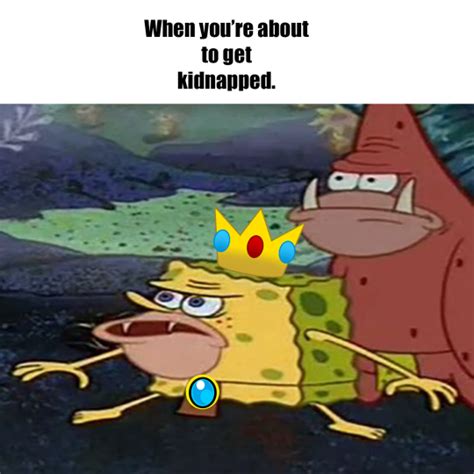 When Youre About To Get Kidnapped Spongegar Primitive Sponge