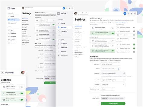 S8 Design System App Settings Ux Patterns Uplabs