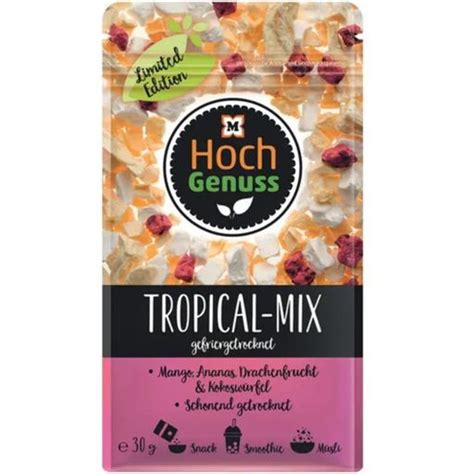 hochgenuss freeze dried tropical mix limited edition 30 g piccantino online shop uk