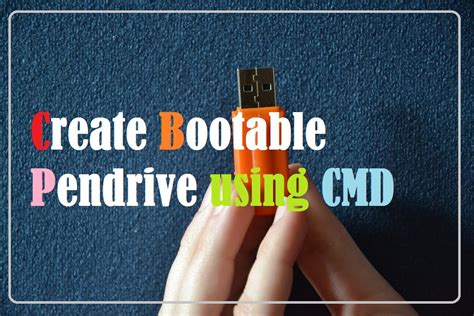 How To Make A Flash Drive Bootable Using Cmd