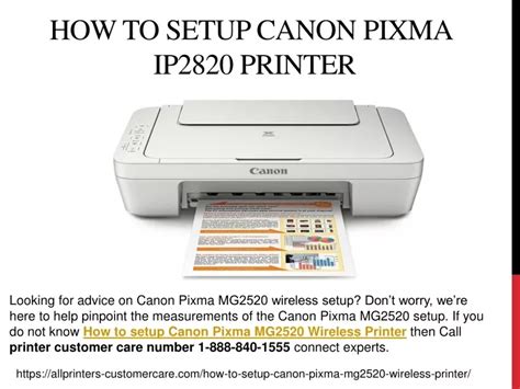 Ppt Call 1 888 840 1555 How To Setup Canon Pixma Mg2520 Wireless